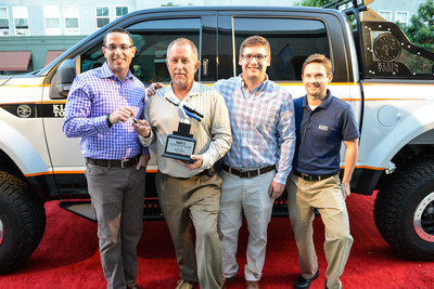 Mark Klein - president of sales & marketing at Klein Tools, Joey Hall - 2015 Electrician of the Year, David Klein - product manager at Klein Tools, Thomas R. Klein Jr. - president operations research & development at Klein Tools.