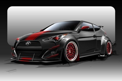 Blood Type Racing Inc., the renowned Chicago-based tuner known for his extreme take on Korean vehicles, has revealed its Veloster Turbo R-Spec built for 2015 SEMA.