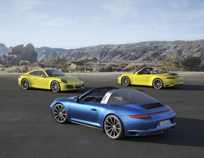 Porsche announces the new 911 Carrera 4 and 911 Targa 4