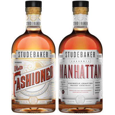 STUDEBAKER(TM) is proud to launch a premium, full-proof, crafted whisky cocktail featuring Prohibition inspired classics including the STUDEBAKER(TM) Old Fashioned and STUDEBAKER(TM) Manhattan.