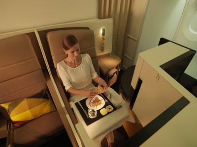 Etihad Airways - A380 Business Studio Dining