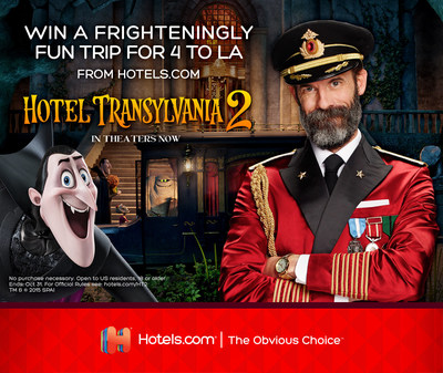 Hotels.com and Sony Pictures Entertainment Team up for Hotel Giveaway in Support of "Hotel Transylvania 2"