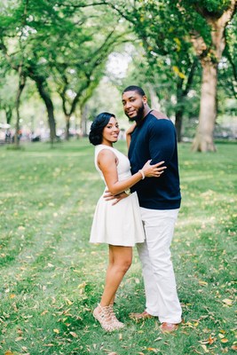 Devon Still and Asha Joyce, The Knot Dream Wedding 2016 couple