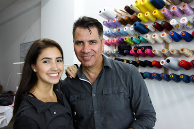Belen Rivera and Alan Rivera, daughter and father, and founders of TriOwl, Clothing with a Purpose