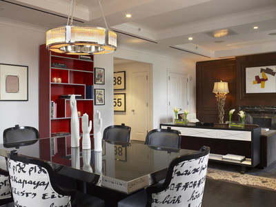 The Surrey's Penthouse Suite features a modern art collection and private rooftop access.