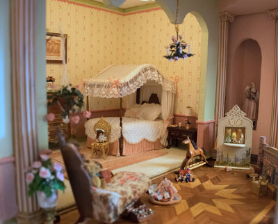 The Astolat Dollhouse Castle is furnished with over 10,000 handmade miniatures. It will be on public view for the first time at The Shops at Columbus Circle November 12 - December 8 to raise money for multiple children's charities. Admission is free. More information can be found at www.dollhousecastle.com.