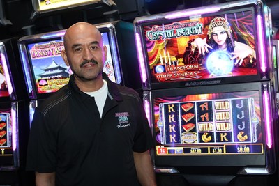 Table Mountain Casino's Massive Cash Jackpot Winner Javier, of Dinuba