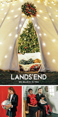 Lands' End is announcing a new global, multimedia holiday campaign captured by iconic American photographer Bruce Weber. The extraordinary campaign, "We Believe 
in You", visually portrays the heartfelt moments and genuine connections of multigenerational families and friends.  These beautiful images and videos will bring the brand's holiday campaign to life debuting on landsend.com and globally in print, online and on social media beginning in early November.