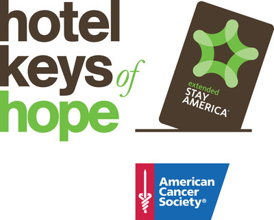 Extended Stay America and the American Cancer Society renew their unprecedented multi-year partnership and flagship room donation program, Hotel Keys of Hope(TM), helping to alleviate one of the largest barriers for cancer treatment - lodging cost during treatment. The hotel brand commits a record-breaking 100,000 rooms over the next two years, providing lodging support to a targeted 15,000 cancer patients.