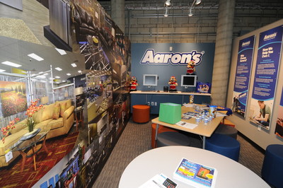 Aaron's, Inc. unveiled a new storefront this week at the Junior Achievement of Southern California's Finance Park.