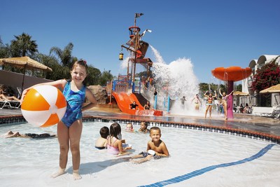 Named one of TripAdvisor's Top 25 Hotels for Families in the United States in 2015, the award-winning Howard Johnson Anaheim Hotel and Water Playground sits just outside the gates of Disneyland(R) and features Castaway Cove, an on-site water park with a 60-foot pirate ship, waterslide, 200-gallon drench bucket and more.