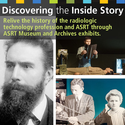 A new timeline infographic uses ASRT Museum and Archives exhibits to track the history of the x-ray and the radiologic technology profession. National Radiologic Technology Week is Nov. 8-14, 2015.