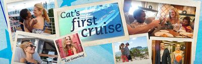 Cat's First Cruise web video series can be found here: http://www.princess.com/come-back-new/cat-greenleaf-first-cruise/