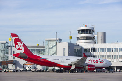 airberlin will serve Dallas Fort Worth International Airport with flights four times per week to Dusseldorf, Germany, starting May 6, 2016.