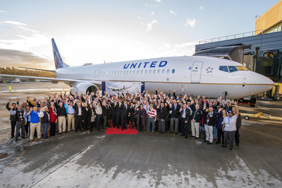 United Airlines Salutes Its Military Veteran Employees with Boeing 737 Aircraft Delivery Flight