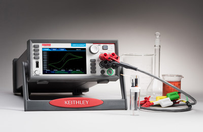 Tektronix unveils industry's first graphical touchscreen Electrochemistry Lab Systems, the 2450-EC and 2460-EC. These new Keithley interactive solutions offer a lower cost, more flexible, and easier method for conducting a range of electrochemistry experiments, including cyclic voltammetry, chronoamperometry, and chronopotentiometry.