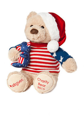 The second annual Belkie Charity Bear, designed by an 11-year-old from South Carolina, was unveiled today at Belk's SantaFest. Photo provided by Belk.