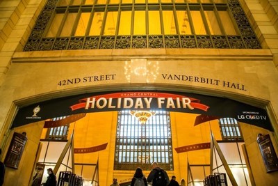 LG OLED TV, the official sponsor of this year's Grand Central Terminal Holiday Fair, will be spreading extra holiday cheer with "38 Days of OLED TV," offering attendees a chance to win an LG OLED TV each day through Dec. 24.