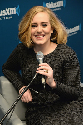 Adele Talks 25 on SiriusXM (Photo by Kevin Mazur/Getty Images for SiriusXM)