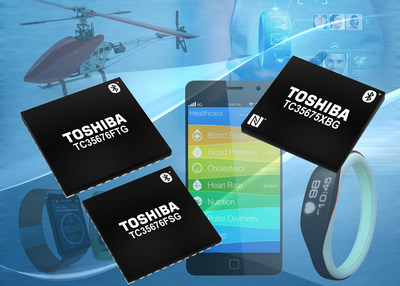 Toshiba's new Bluetooth(R) Smart ICs integrate capabilities that support Bluetooth Low Energy (LE) v4.1 communications for wearable devices.
