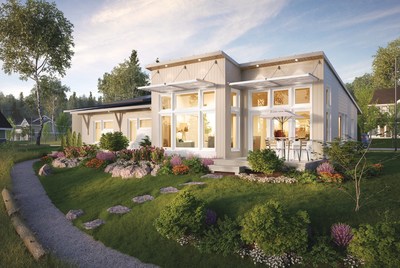 Zero-net energy Greenbuild Unity Home featuring fully-integrated SunPower home solar solution