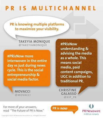 What do you think #PRisNow? Let us know @PRNewswire