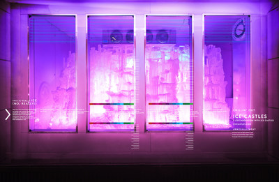 Barneys New York CHILLIN' OUT Holiday 2015 Window: Ice Castles