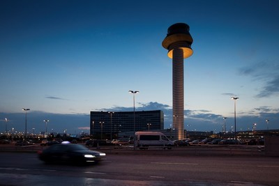 The futuristic tower at Stockholm Arlanda - one of Swedavia's ten airports that will benefit from Lockheed Martin's technology platform. Photo: Swedavia