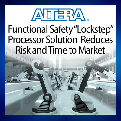The joint Altera and YOGITECH lockstep solution is built using Altera FPGAs, SoCs, and certified tool flows, along with intellectual property (IP) cores from YOGITECH, a functional safety leader based in Pisa, Italy. This solution enables customers to easily implement SIL3 safety designs in Altera FPGAs, including the low-cost Cyclone® V FPGA and MAX® 10 FPGA families.