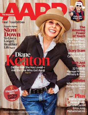 Diane Keaton AARP Cover