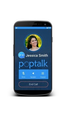 Nueva Aplicacion POPTALK se lanza justo a tiempo para las fiestas, permitiendo que usuarios de telefonos Android puedan llamar y enviar textos GRATIS a familiares en Mexico y Latinoamerica
