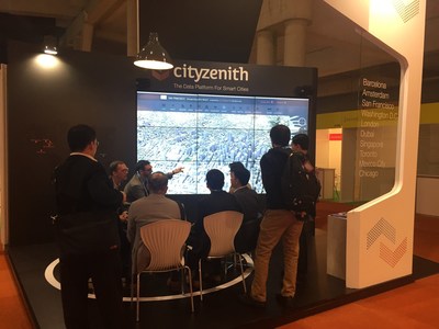 Figure 1  Cityzenith at the Smart City Expo World Congress, Barcelona  Nov 17-19, 2015
