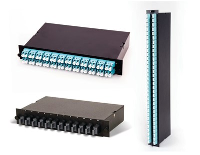 CABLExpress introduced three fiber optic modules to its line of port replication solutions: the 120G/10G Module for Arista MXP Transceiver (top left), the 120/40G Module for Arista MXP Transceiver (bottom left), and the 64-Port Module for Brocade Fibre Channel (FC) 16-64 Port Blade (right). The modules, part of the CABLExpress Skinny-Trunk Solution, enable increased efficiency in the data center and allow organizations to maximize their technology infrastructure investments.