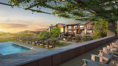 The SB Architects-designed resort, set in the Temecula foothills.