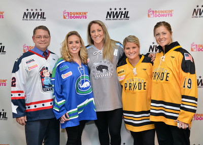 Dunkin' Donuts skates in as the first corporate sponsor of the National Women's Hockey League