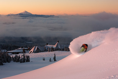 Action Photos of Snowboarding at Timberline Lodge