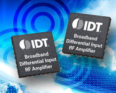 IDT Announces Broadband Differential Input RF Amplifier, Simplifying RF DAC and Integrated Transceiver-Based Designs