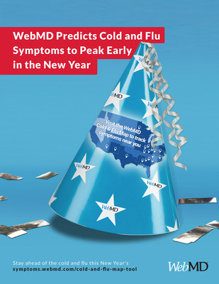 WebMD Predicts Cold and Flu Symptoms to Peak Early in the New Year