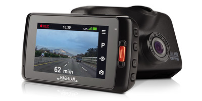 The Magellan MiVue 420 features lane departure and collision avoidance warnings, ultra high definition recording, and a wide angle lens that increases driver peace of mind and safety.