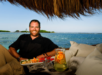 Host Josh Gates enjoys Aruba's local island flavors