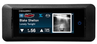 SiriusXM Commander Touch includes a flush mount kit to allow for custom integration into the vehicle