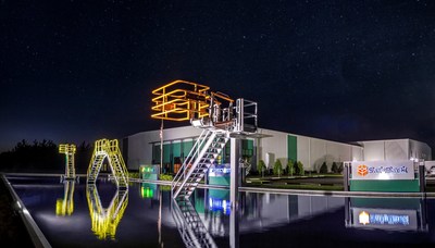 SixAxis Headquarters at Night, Andrews, S.C.