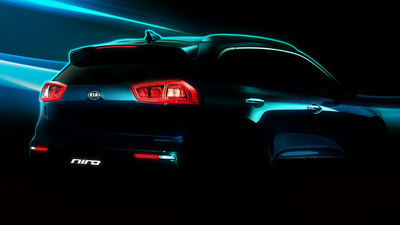 Kia reveals first images of all-new Niro Hybrid Utility Vehicle