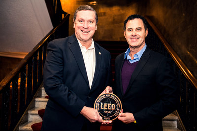 Rick Fedrizzi, CEO of U.S. Green Building Council and Raul Leal, CEO of Virgin Hotels