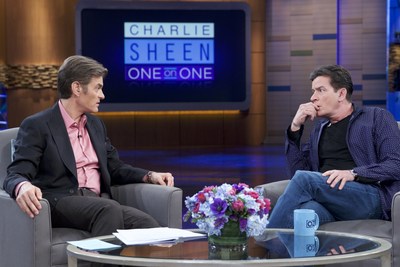 Charlie Sheen Visits The Dr. Oz Show on Monday, January 18, 2016.