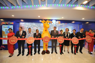 Toys"R"Us, Inc. opens its 100th store in China. The world's leading dedicated toy and baby products retailer strengthens its brand presence and position in the growth market and celebrates milestone achievement with the grand opening of a new store in Beijing.