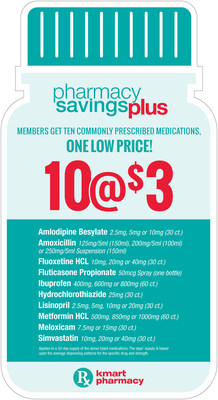 Kmart Launches Pharmacy Savings Plus Program Helping Shoppers Save Hundreds of Dollars on Prescriptions Each Year