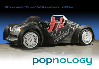 POPnology exclusive! The world's first 3D printed car from Local Motors.