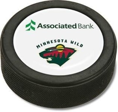 70 specially marked, co-branded hockey pucks will be hidden as part of Associated Bank's Puck Drop in Minnesota and Wisconsin border areas.