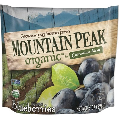 Cascadian Farm Organic introduces Mountain Peak Organic, a new Whole Foods exclusive sub-brand of premium, organic, frozen berries.